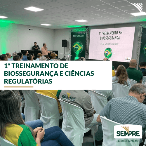 1º Treinamento em Biossegurança e Ciências Regulatórias